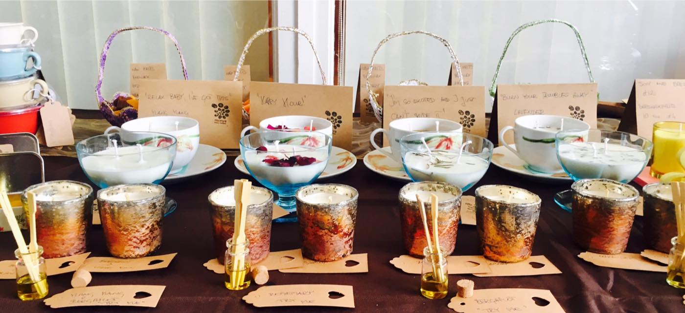 aromatherapy candles from Monika Frackowiak